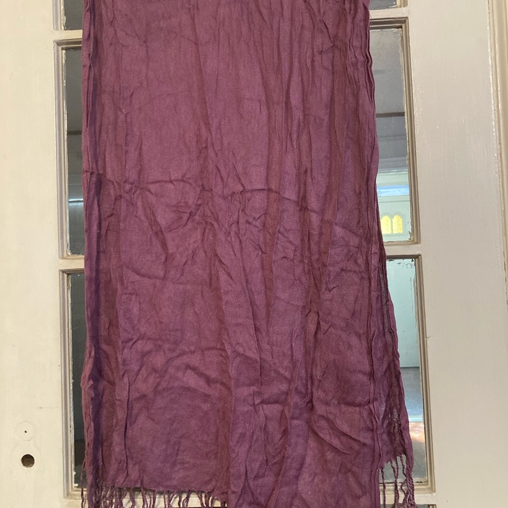Purple scarf